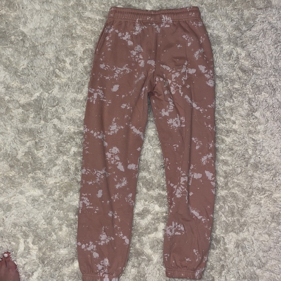Primo and white tie die sweatpants with Polaroid pictures of the moon - Picture 2 of 2
